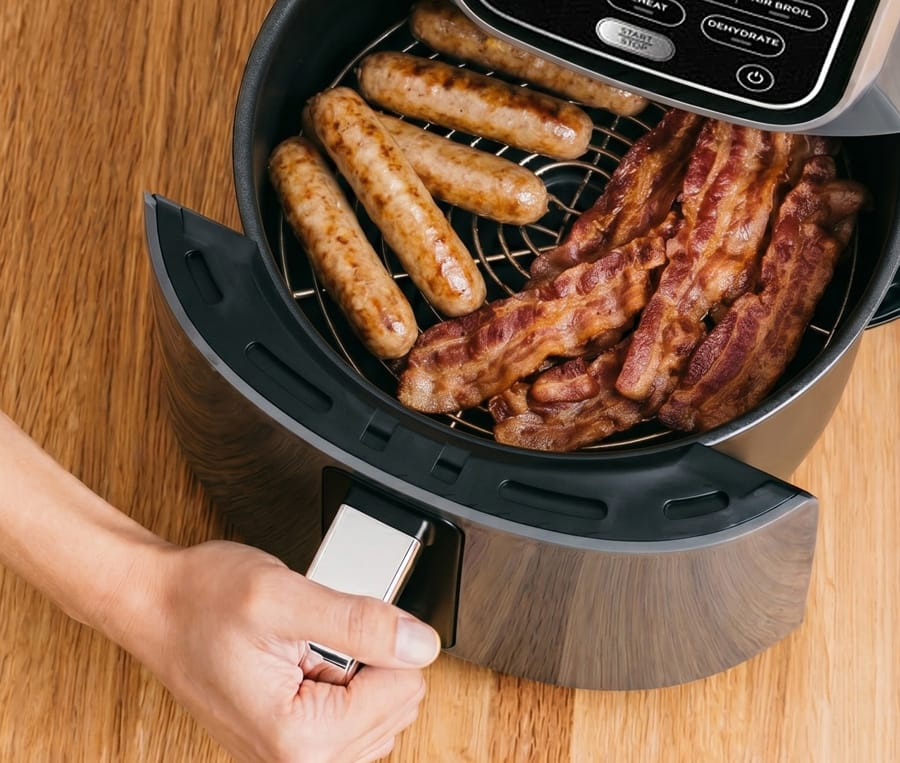 Air fried Sausages and Bacon for the win!