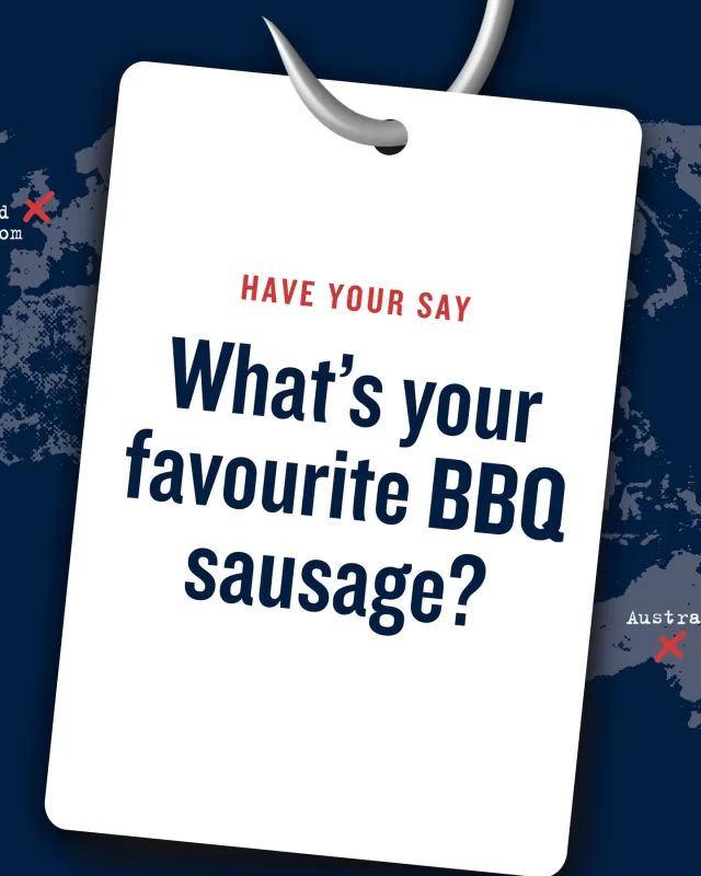 The BBQ is warm and ready to go... what type of sausage are you putting on first?