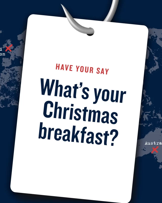 Every family has their own Christmas morning tradition. Do you go big with a full plate? Or take it easy to save room for lunch?