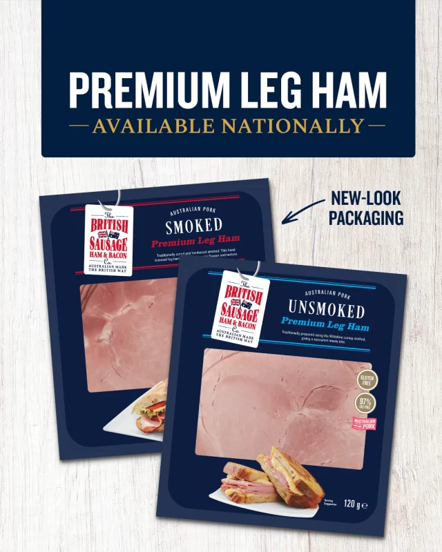 𝐉𝐮𝐬𝐭 𝐢𝐧 𝐭𝐢𝐦𝐞 𝐟𝐨𝐫 𝐂𝐡𝐫𝐢𝐬𝐭𝐦𝐚𝐬! 🎄Our Premium Leg Ham is now available at leading retailers nationally to celebrate the festive season! Also keep an eye out for our new-look blue packaging 👀