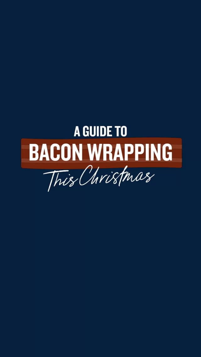 Get wrapped up in the festive spirit this year with bacon wrapping!Watch our guide to discover the possibilities 😉