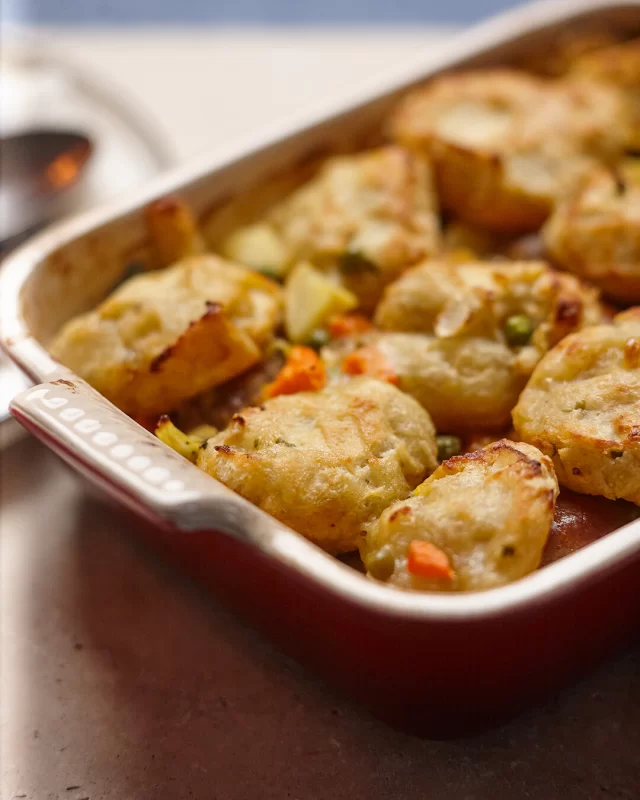 We recreated a recipe sent in from one of our most loyal fans! This is our take on Marianne's Sausage Casserole with Cheese Dumplings, which featured in our 2025 Winter Recipe Book 🤤Want us to recreate one of your favourite recipes? Send them through to us!#casserolerecipe #sausagedishes #breaddumplingrecipe #comfortingrecipes #homecookingideas